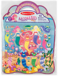 Melissa & Doug Kreatív játék, Pufi matrica készlet, hableány (9413) - kreativjatek