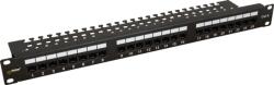Pulsar RP-U24V6 19" patch panel; 24 port; cat6; árnyékolatlan; tehermentesítővel; 90 fokos modulok (RP-U24V6)