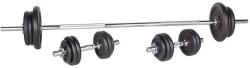 inSPORTline Súlyzó szett inSPORTline Castblack 160+40 cm/30 mm 80kg (330-30-SET) - s1sport
