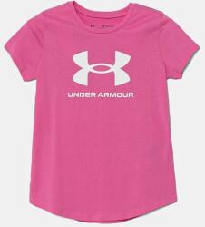 Under Armour gyerek póló rózsaszín - rózsaszín 160-170