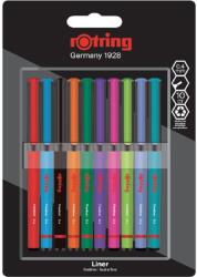 rOtring Liner 10 db-os vegyes színű tűfilc készlet (NRR2166220) - tintasziget