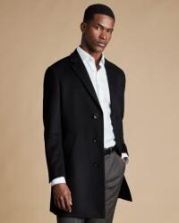 Charles Tyrwhitt Wool Overcoat - Black - 54