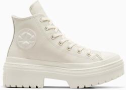 Converse bőr sneaker Chuck Taylor All Star Lugged Heel fehér, női, A10370C - fehér Női 40