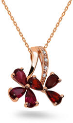 Heratis Forever Virág medál rodolittal és gránáttal Ruby DIHU095RP
