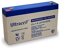 Ultracell UL7-6 6V 7Ah 7000mAh baterie reincarcabila BS140 Baterii Plumb-acid (BS140)