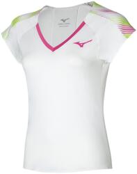 Mizuno Női póló Mizuno Printed Tee - Fehér - tennis-zone - 11 310 Ft