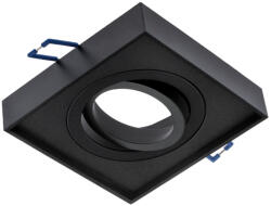 Lumileds Süllyesztett HALOGEN TUBE SPOT Mozgatható Midi GU10 Lumiled Square Fekete 20mm (LEDOPRMIA012C)