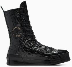 Converse bőr sneaker Chuck 70 Plus XHi fekete, női, A09381C - fekete Női 38