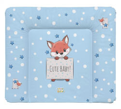  Babastar puha pelenkázó lap 75*72 cm - Kék csillagos róka