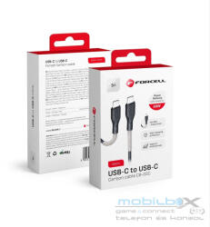 FORCELL F-ENERGY Carbon CB-02C cable Type C to Type C PD QC4.0 5A 66W 1 m black
