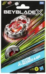 Hasbro BEYBLADE X LET IT RIP SET LANSATOR SI ROATA SCYTHE INCENDIO 4-60T SuperHeroes ToysZone Figurina