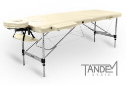 TANDEM Masa de masaj pliabila TANDEM De bază ALU-2 Culoare: cremă