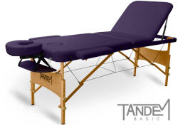 TANDEM Masa de masaj pliabila TANDEM Basic-3 Culoare: violet