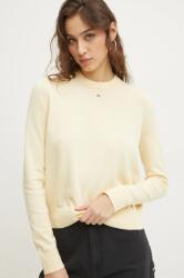 Tommy Hilfiger pamut pulóver könnyű, sárga, DW0DW20159 - sárga L