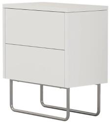Vicco Calvin 2 fiókos éjjeliszekrény, fehér - mindentjoaron