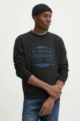 G-Star RAW felső fekete, férfi, nyomott mintás, D25441-D797 - fekete L