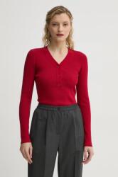 Samsøe Samsøe pulóver SALEONORE női, piros, F24400089 - piros XS