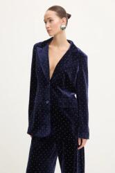 Never Fully Dressed zakó Navy Hot Fix Blazer sötétkék, egysoros gombolású, NFDOU395 - sötétkék XS