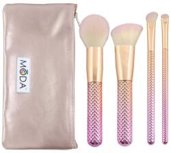  Kozmetikai ecset szett Complete Kit Rose 5db (ecset készlet)