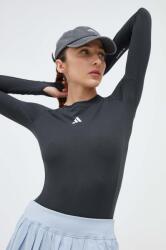 Adidas edzős hosszú ujjú Techfit fekete, HY3214 - fekete XL