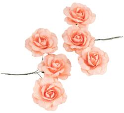 Chaks Papírrózsák - narancssárga 6 db