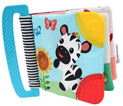 Baby Einstein Curious Explorers Teether Book Rágóka és Könyv Babajáték Újszülött Kortól (074451117945)