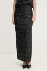Diane Von Furstenberg szoknya fekete, maxi, ceruza fazonú, DVFKL4S001 - fekete S
