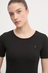 Guess t-shirt STEFFI női, fekete, V5RI04 KCLH0 - fekete XL