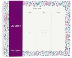 Galison heti tervező Liberty Cooper Dance Weekly Notepad - többszínű Univerzális méret