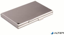 DURABLE Névjegykártyatartó tárca, fém, 20 db-os, DURABLE "CARD BOX DUO", ezüst (243323) - alter