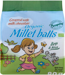  Biopont bio extrudált kölesgolyó tejcsokoládés 80 g