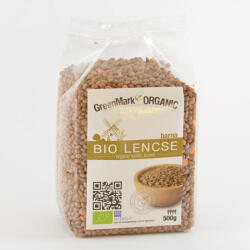 GreenMark Organic bio lencse barna 500 g