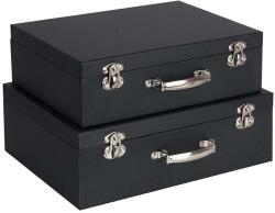 Bigso Box of Sweden tároló dobozok Siri 2 db - szürke Univerzális méret