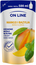 On Line folyékony krémszappan utántöltő mangó és bazsalikom 500 ml - perfectlife