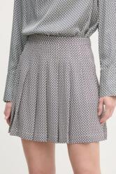 Tommy Hilfiger szoknya szürke, mini, harang alakú, WW0WW43880 - szürke 38