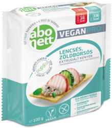 Abonett extrudált kenyér veganpro lencsés-zöldborsós gluténmentes 100 g