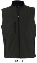Sol'S Férfi RALLYE 3 rétegű vastag softshell mellény, SOL'S SO46601, Black-XL (so46601bl-xl)