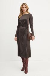 Max Mara ruha barna, midi, egyenes, 2426626118600 - barna XS