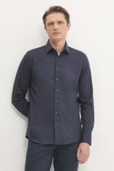 Calvin Klein ing férfi, galléros, sötétkék, slim, K10K114326 - sötétkék 39