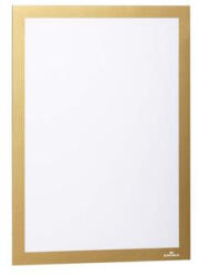 DURABLE Infokeret, A4, öntapadó háttal, DURABLE "DURAFRAME®", arany (487230)