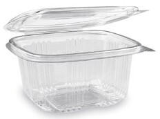 Globál Pack Egybefedeles doboz víztiszta 500 ml PET