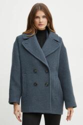 Patrizia Pepe gyapjúkabát szürke, átmeneti, oversize, 2O0157 A489 - szürke 36