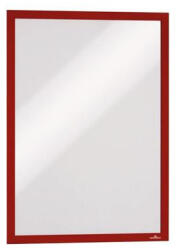 DURABLE Infokeret, A3, öntapadó háttal, DURABLE "DURAFRAME®", piros (487303) - iroszer24