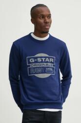 G-Star RAW felső sötétkék, férfi, nyomott mintás, D25441-D797 - sötétkék XL
