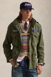 Ralph Lauren pamut kabát zöld, átmeneti, 710961616 - zöld M