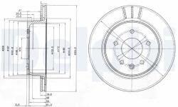 DELPHI Disc frana DELPHI BG3542 (BG3542) - automobilus