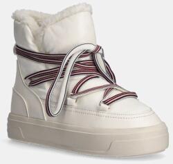 Tommy Hilfiger hócipő SNOWBOOT MONOGRAM FAUX FUR bézs, FW0FW08389 - bézs Női 36