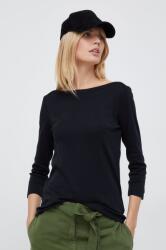Benetton pamut hosszúujjú fekete - fekete L - answear - 7 290 Ft