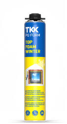 TKK ПЯНА МОНТАЖНА pu tkk top foam ЗИМНА 750мл ПИСТОЛЕТНА (158717)