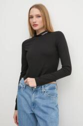 Calvin Klein hosszú ujjú női, félgarbó nyakú, fekete, J20J224763 - fekete XL